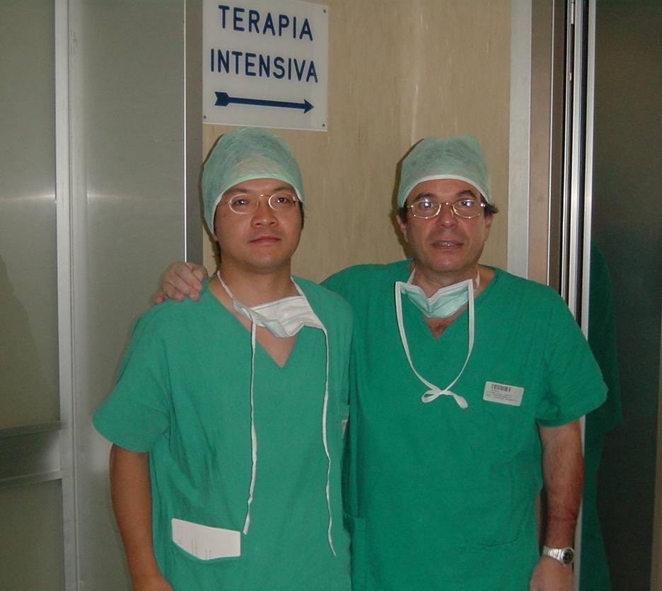 イタリア Antonio Maria Calafiore 教授と